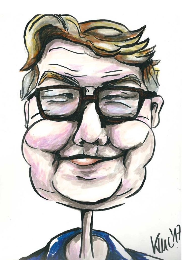 Karikatur 01 Philipp Rumpf, Sux Reatobar 2017 gemalt von Katja Meier-Chromik