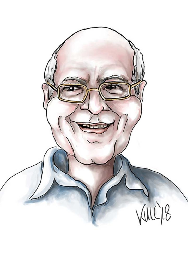 Karikatur 12 gemalt von Katja Meier-Chromik