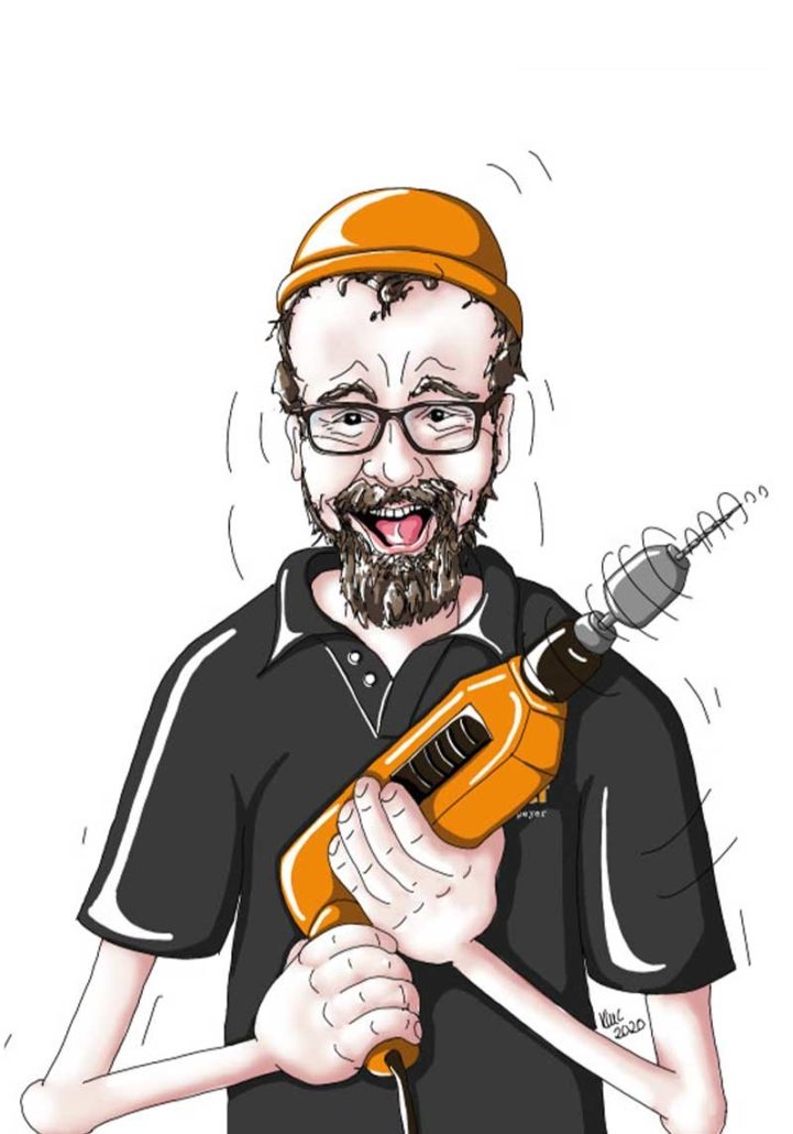 Firmenillustraion 2020 gemalt von Katja Meier-Chromik