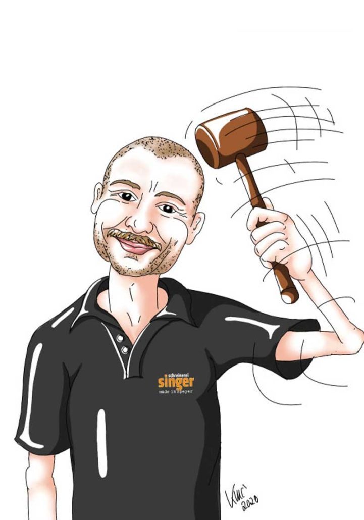 Firmenillustraion 2020 gemalt von Katja Meier-Chromik