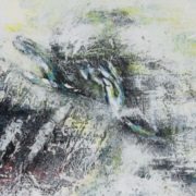 Gegen den Strom - Detail -Ausschnitt2022 gemalt von Katja Meier-Chromik