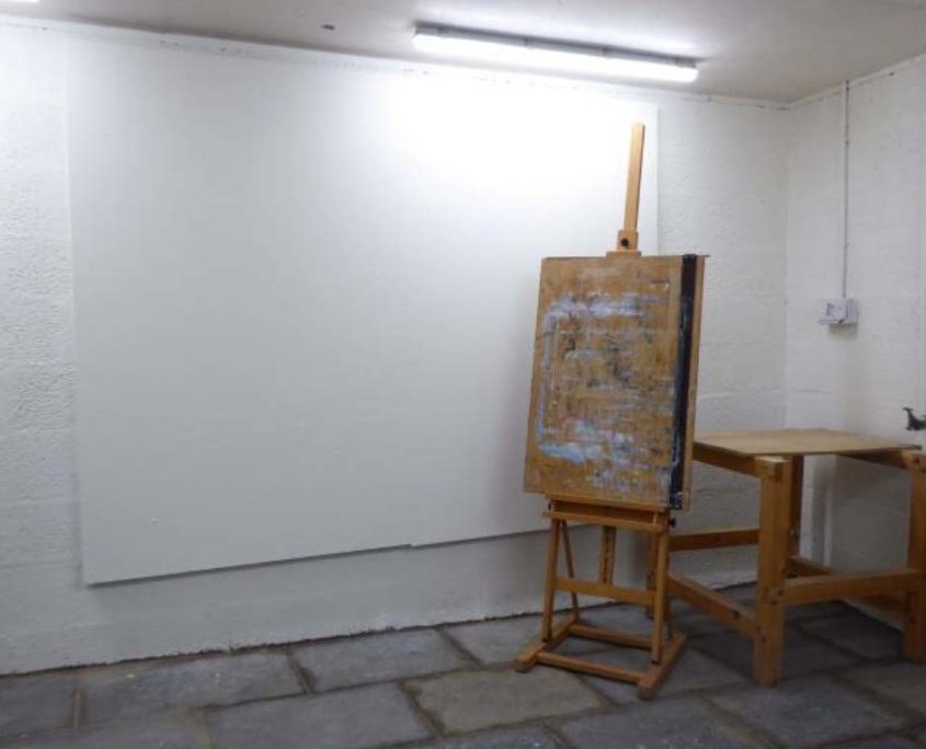 Das Atelier von innen